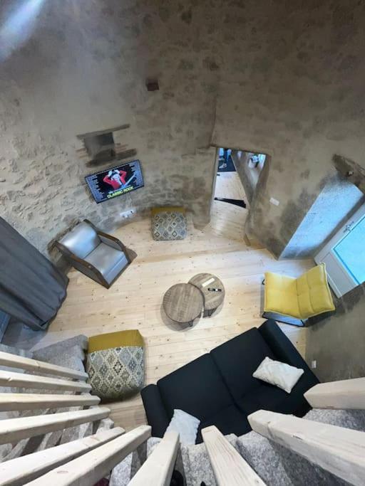 فيلا Loue Ancien Moulin A Vent Avec Piscine Et Jacuzzi Neuvy-Bouin المظهر الخارجي الصورة